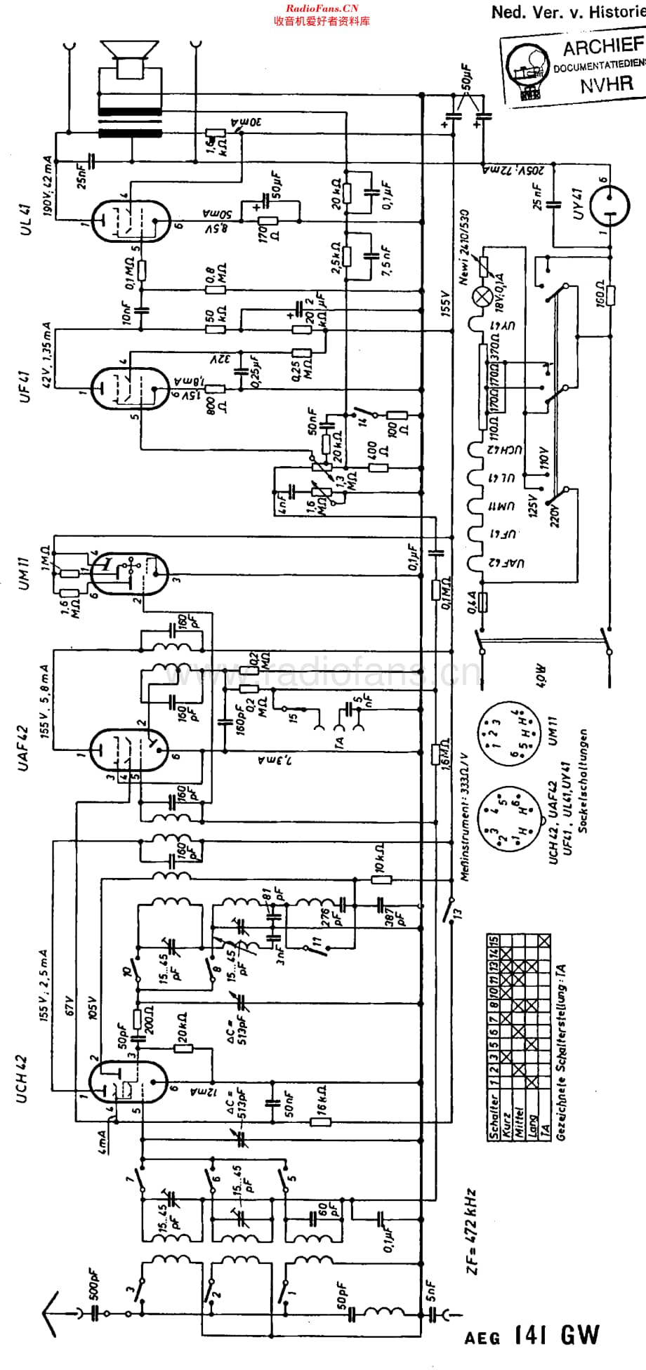 AEG_141GW维修电路原理图.pdf_第1页