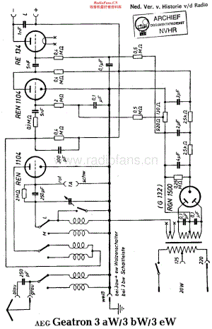 AEG_3W维修电路原理图.pdf