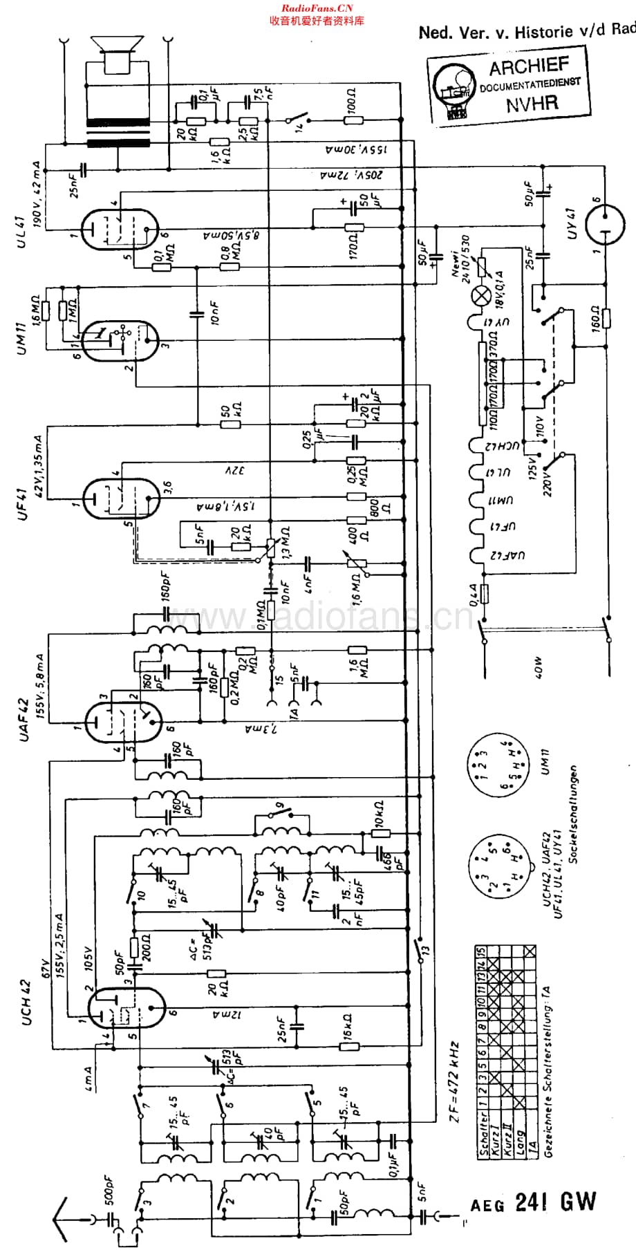 AEG_241GW维修电路原理图.pdf_第1页