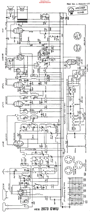 AEG_2073GWU维修电路原理图.pdf