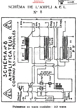 AEL_8维修电路原理图.pdf