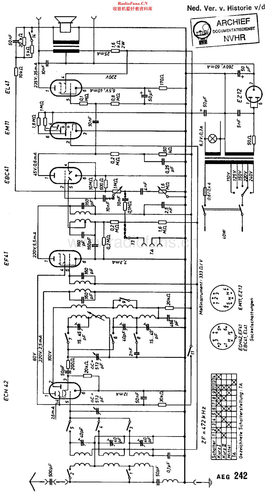 AEG_242维修电路原理图.pdf_第1页