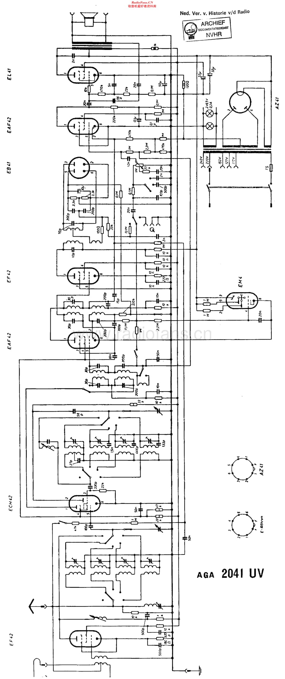 AGA_2041UV维修电路原理图.pdf_第1页