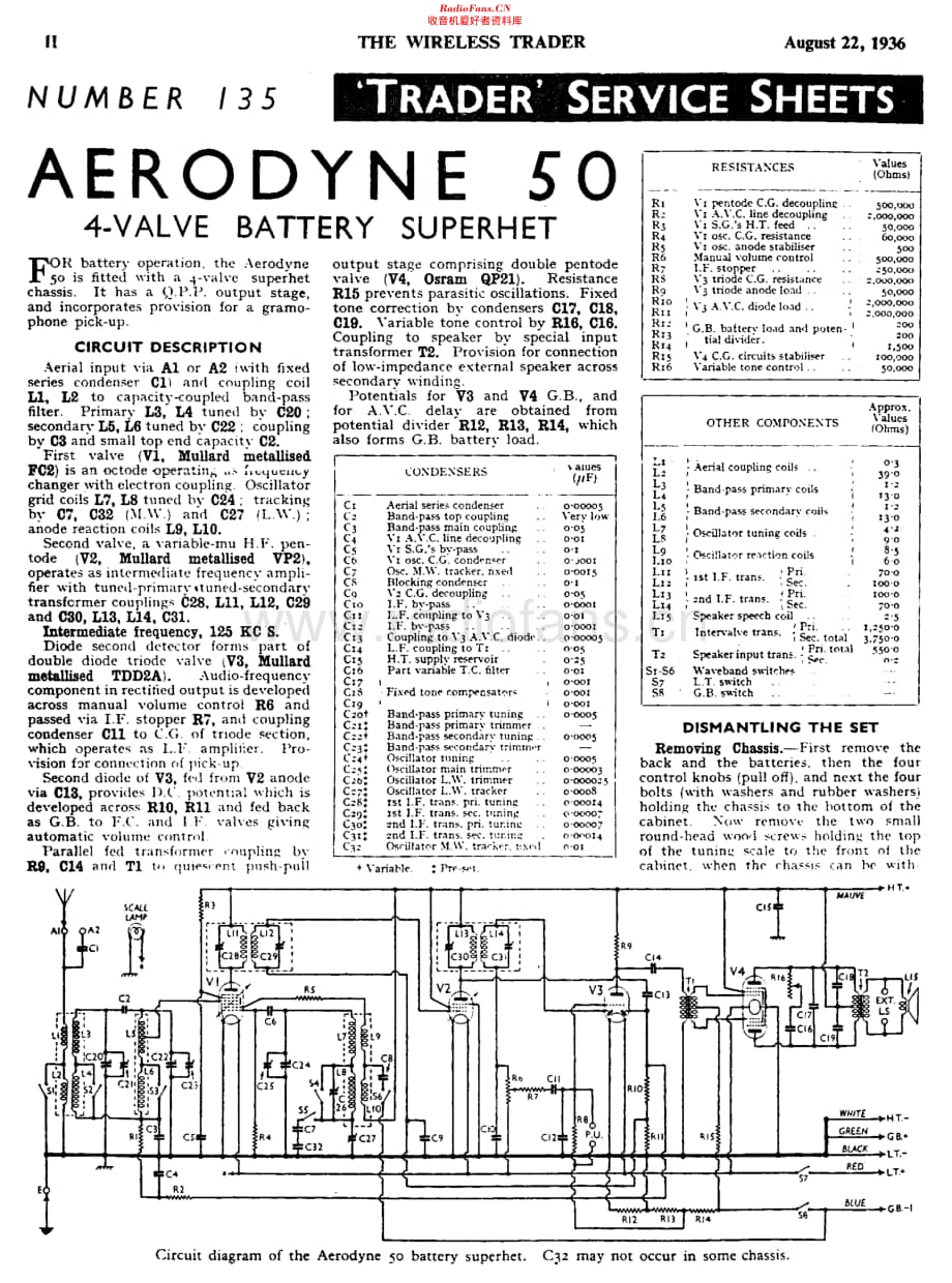 Aerodyne_50维修电路原理图.pdf_第1页
