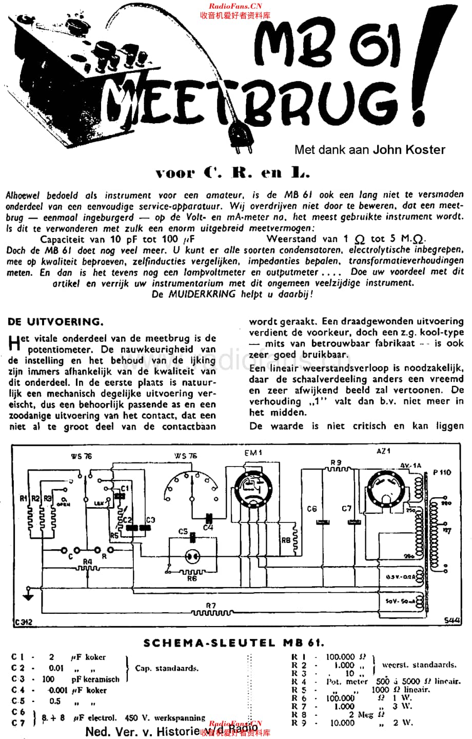 Amroh_MB61维修电路原理图.pdf_第1页