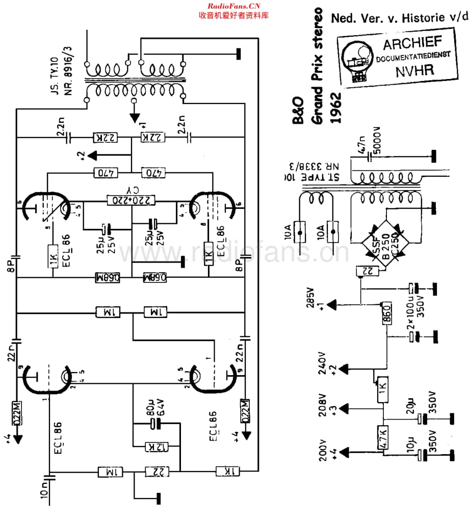 B&O_GrandPrix610_rht维修电路原理图.pdf_第1页