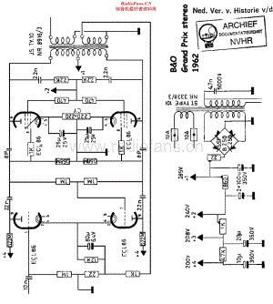 B&O_GrandPrix610_rht维修电路原理图.pdf