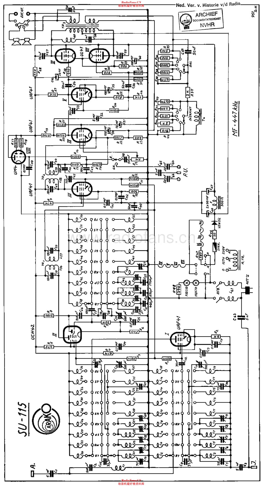 Arako_SU115维修电路原理图.pdf_第1页