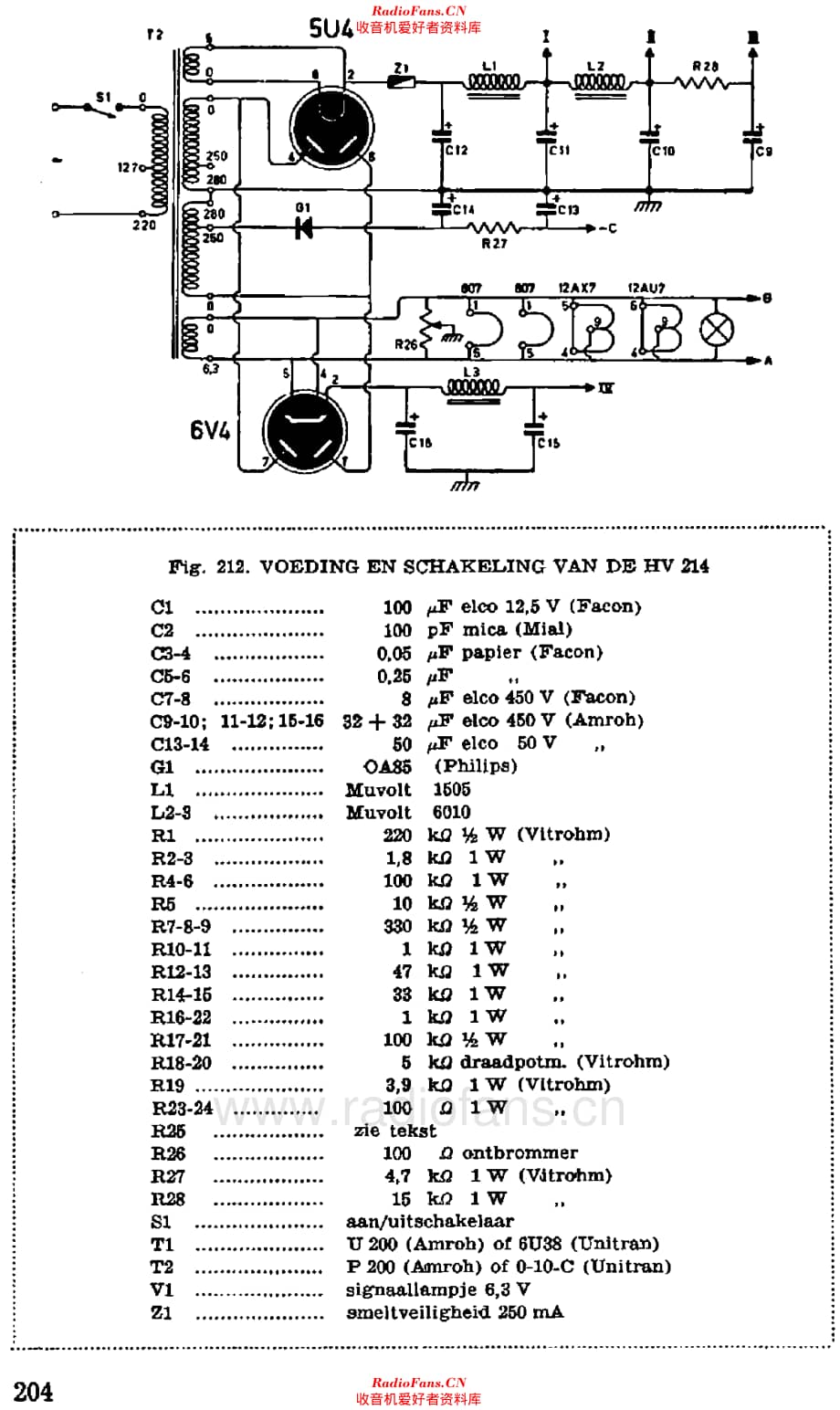 Amroh_HV214维修电路原理图.pdf_第3页