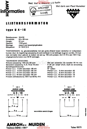Amroh_U4-16维修电路原理图.pdf