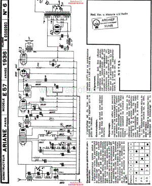 Ariane_E57维修电路原理图.pdf