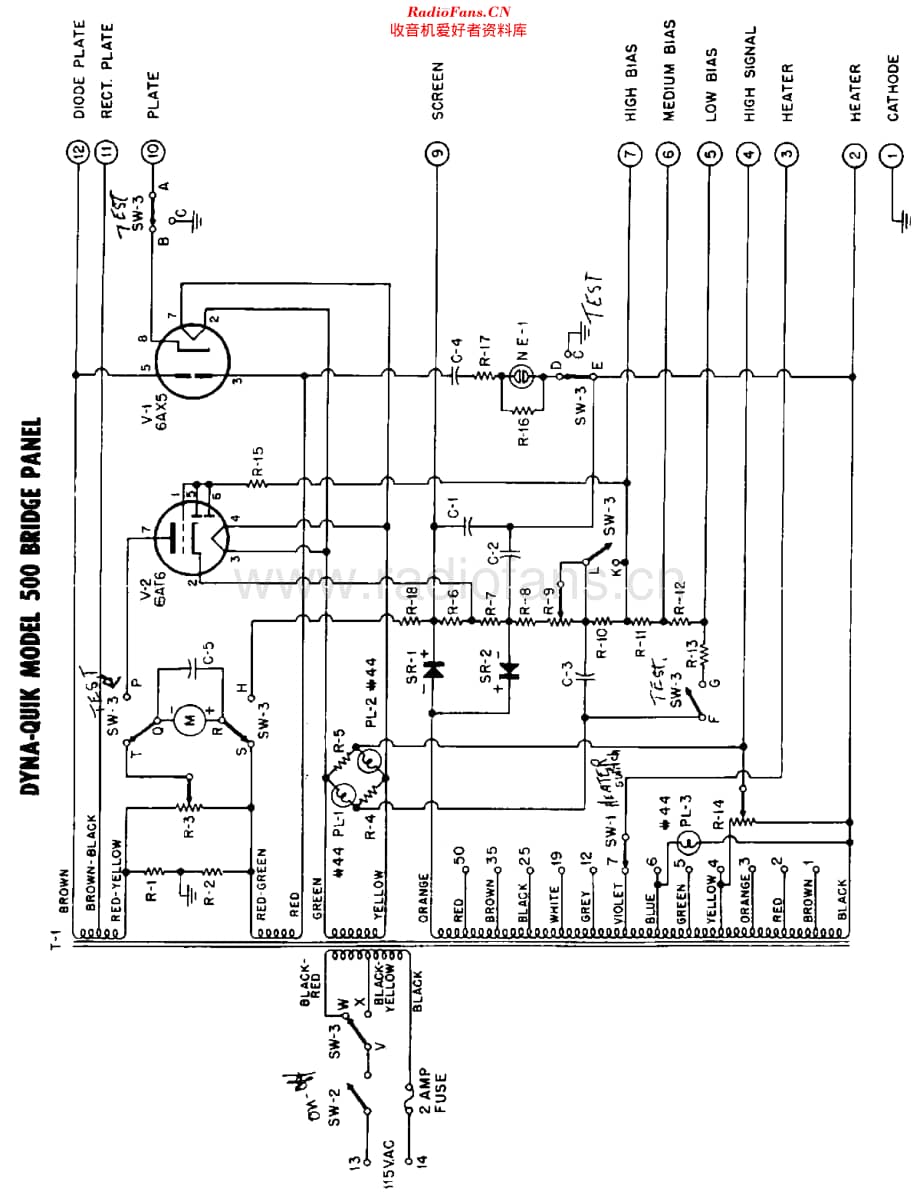 B&K_500维修电路原理图.pdf_第1页