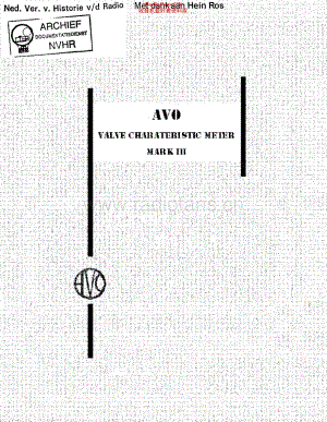 AVO_VCMMkIII维修电路原理图.pdf
