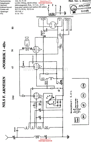Arnesen_1-4D维修电路原理图.pdf