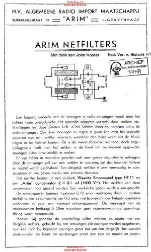 Arim_Netfilters维修电路原理图.pdf