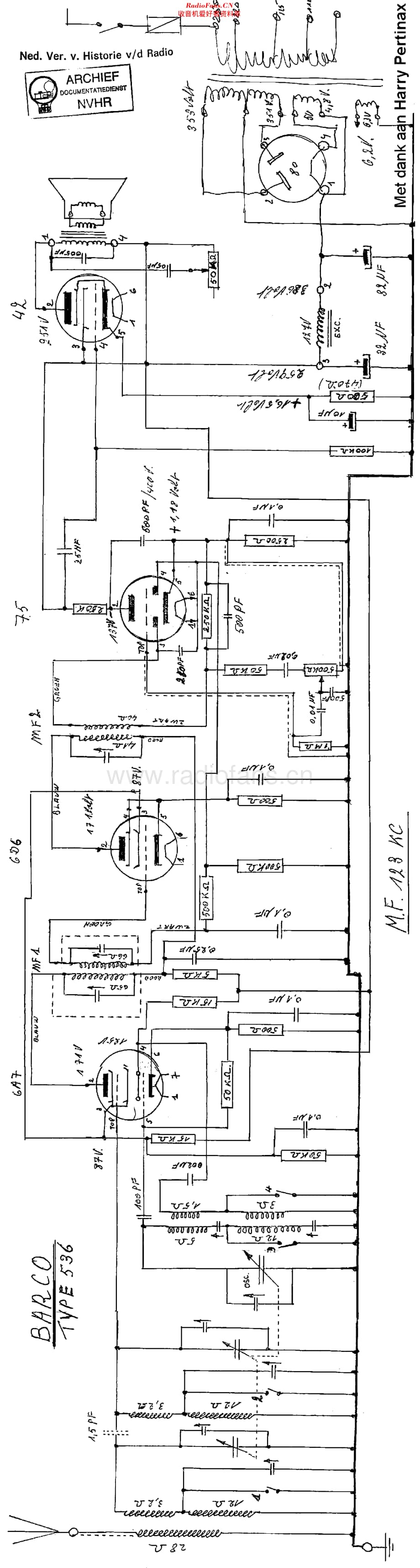 Barco_536维修电路原理图.pdf_第1页