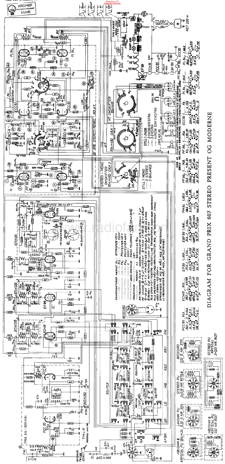 B&O_GrandPrix607维修电路原理图.pdf_第1页