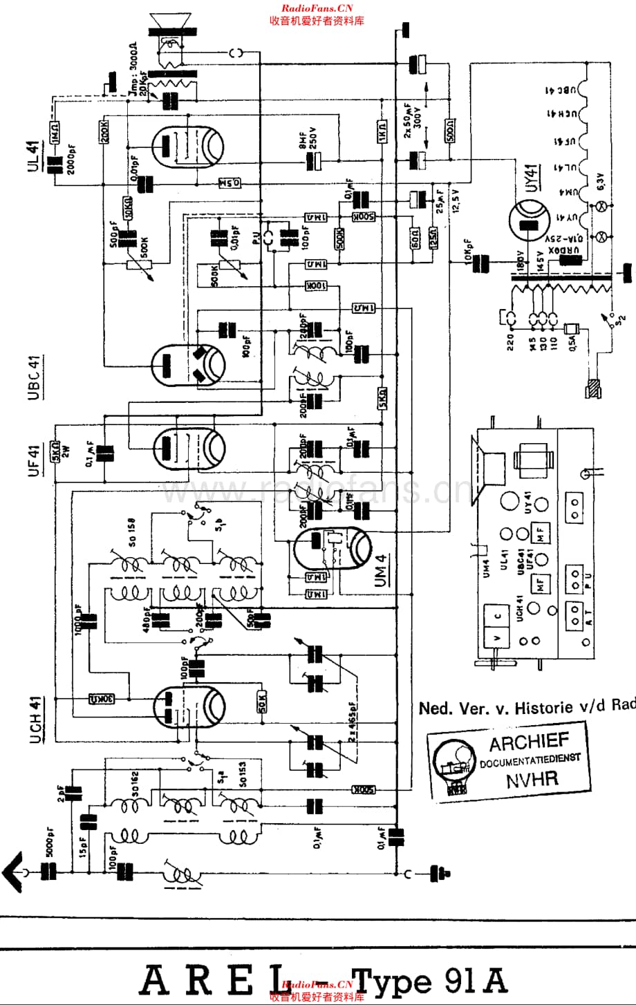 Arel_91A维修电路原理图.pdf_第1页