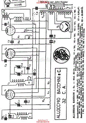 AllocchioBacchini_32CA维修电路原理图.pdf
