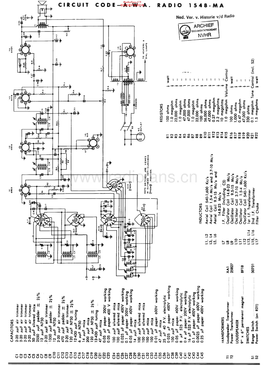AWA_1548MA维修电路原理图.pdf_第1页