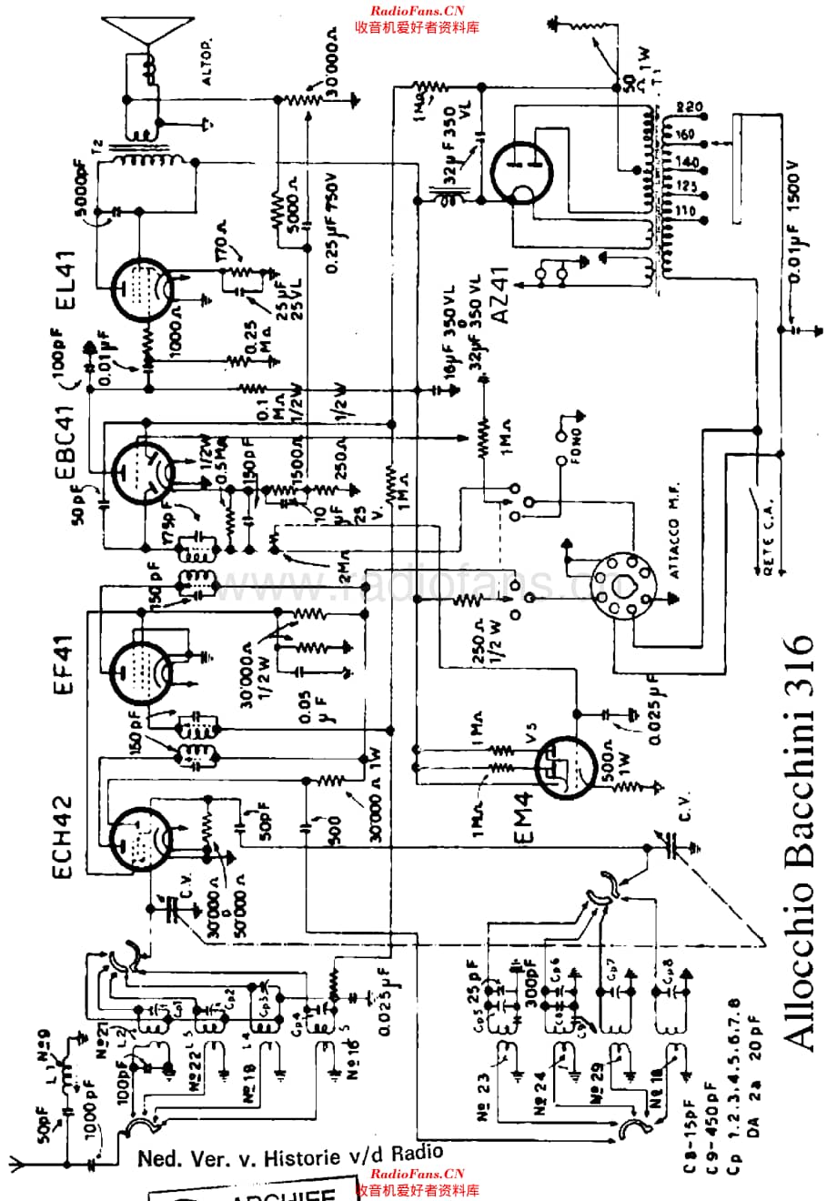 AllocchioBacchini_316维修电路原理图.pdf_第1页
