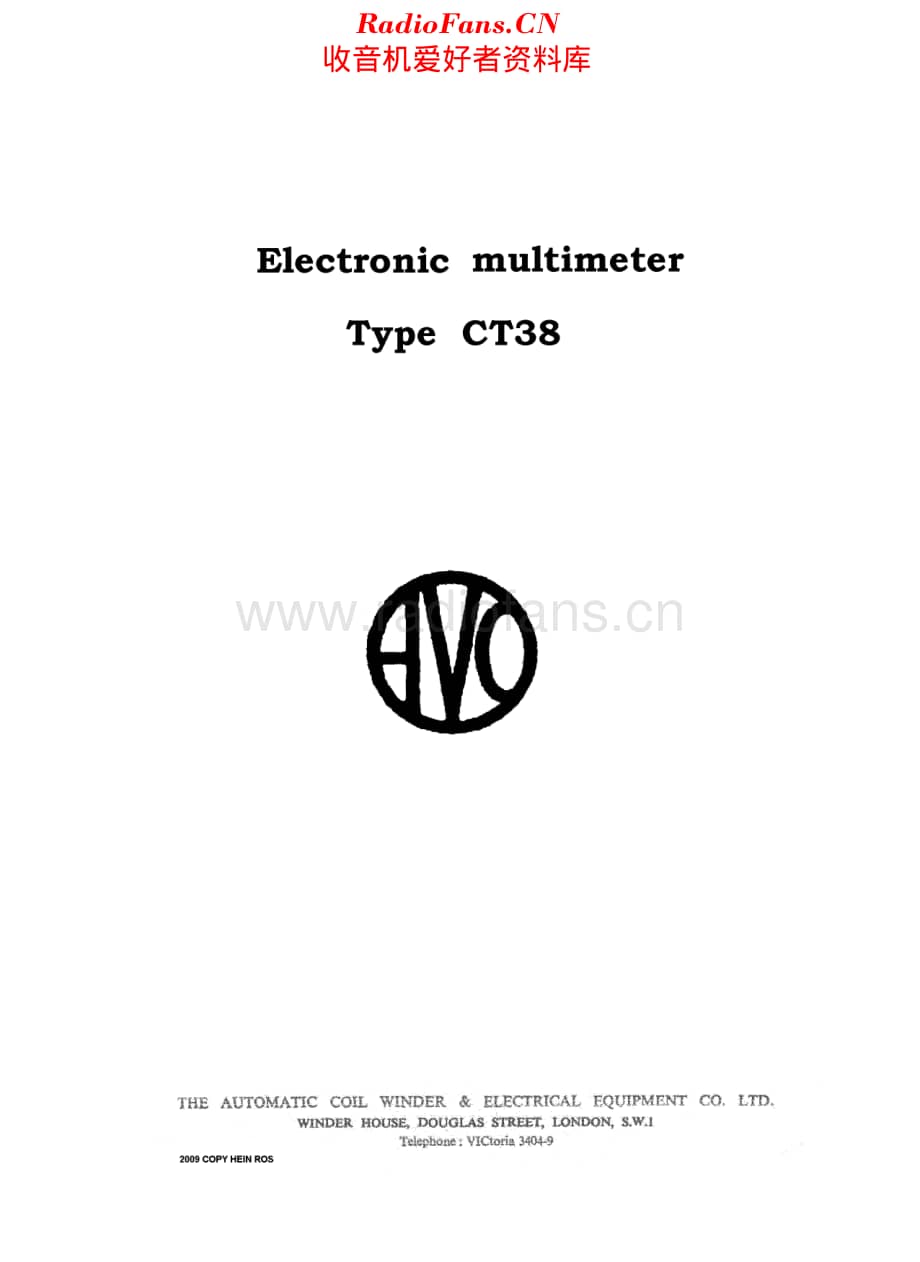 AVO_CT38维修电路原理图.pdf_第1页