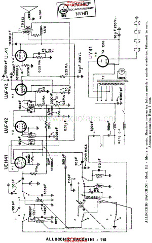 AllocchioBacchini_115维修电路原理图.pdf
