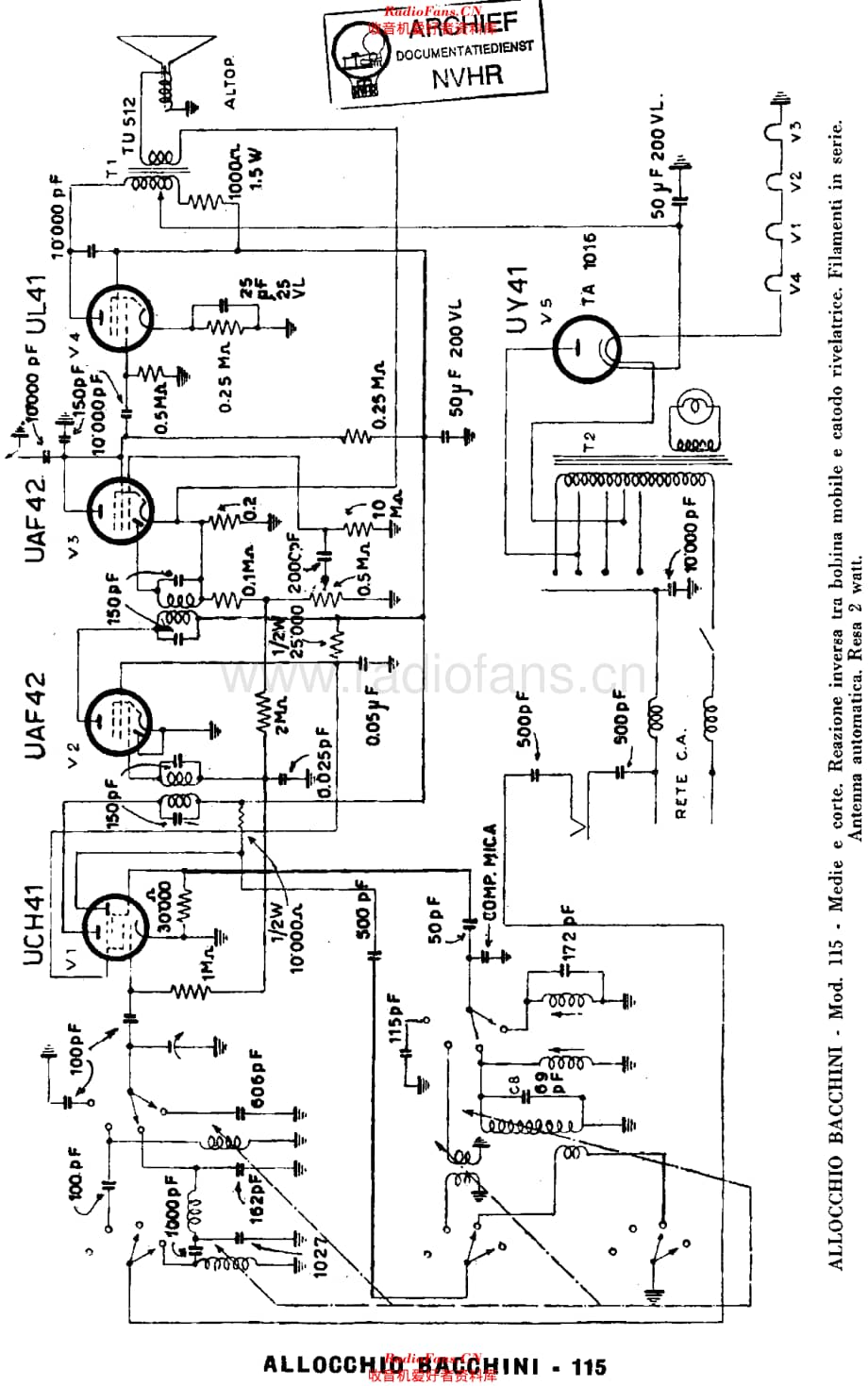 AllocchioBacchini_115维修电路原理图.pdf_第1页