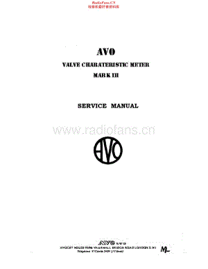 AVO_VCMMkIII-old维修电路原理图.pdf