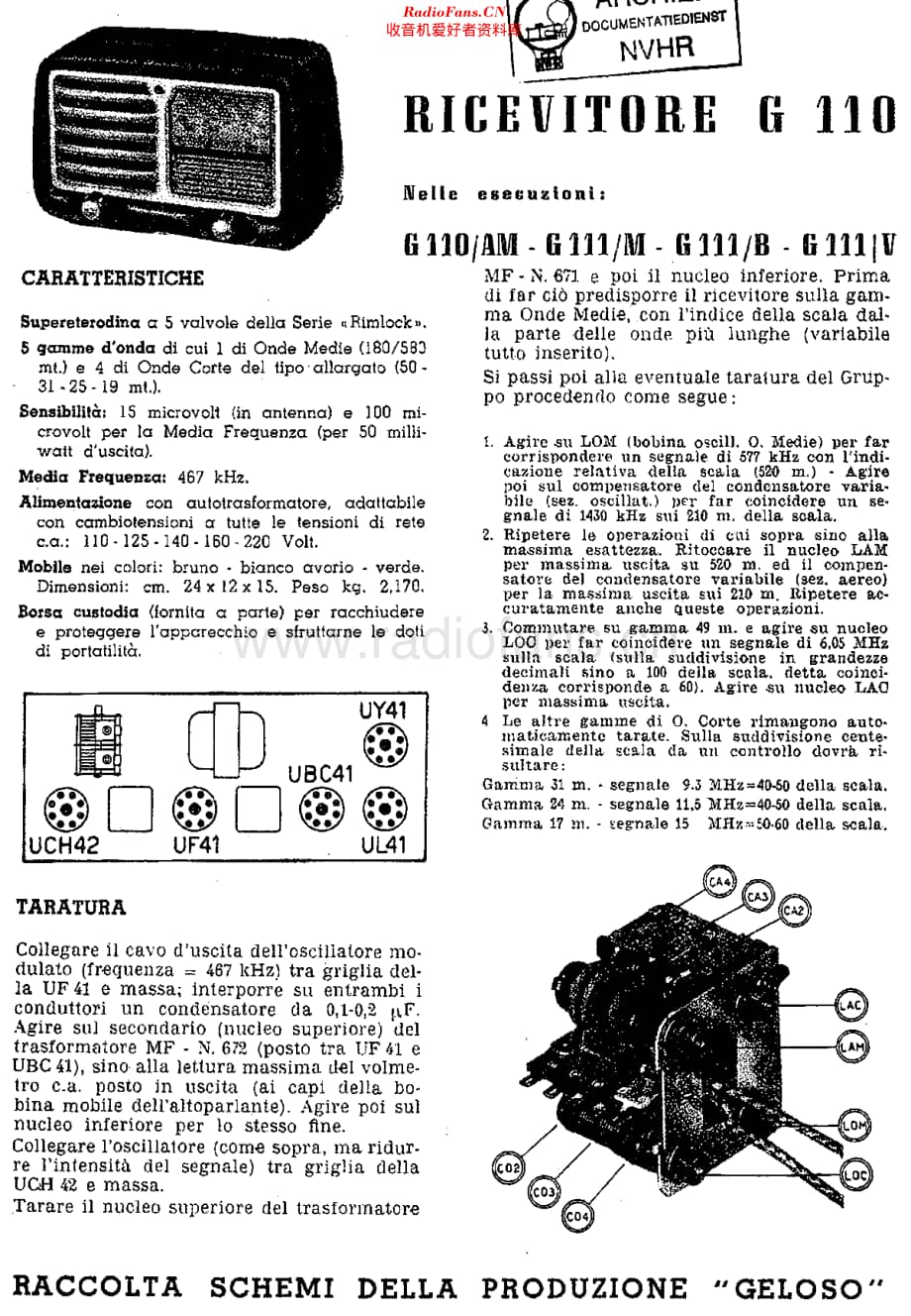 Geloso_G110维修电路原理图.pdf_第1页