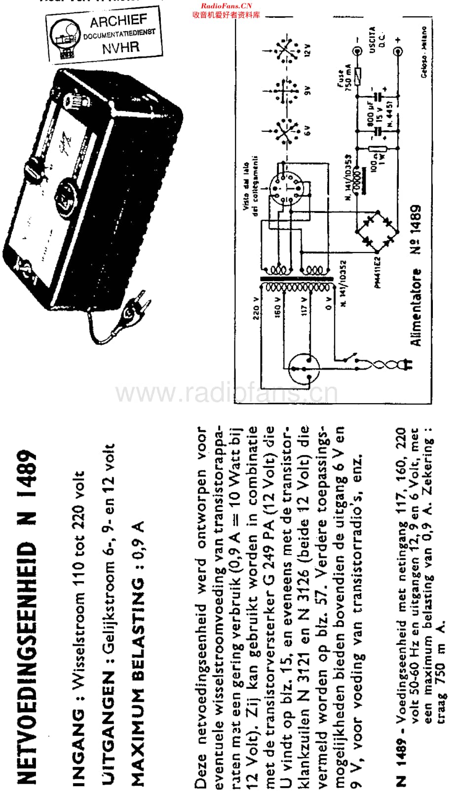 Geloso_N1489维修电路原理图.pdf_第1页