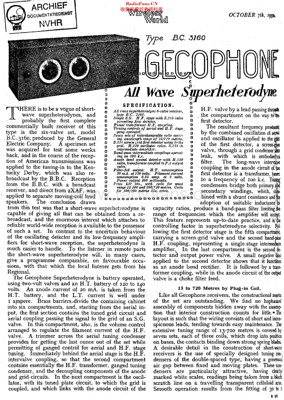 Gecophone_BC3160维修电路原理图.pdf_第1页