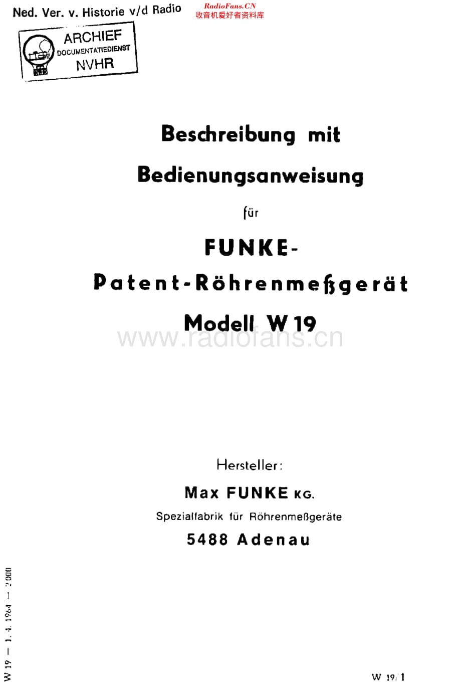 Funke_W19维修电路原理图.pdf_第1页