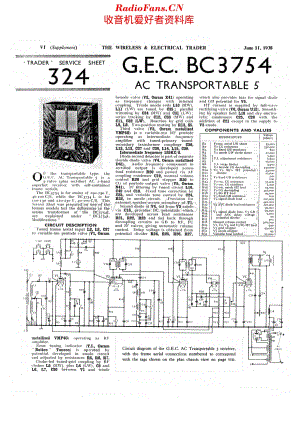 Gecophone_BC3754维修电路原理图.pdf