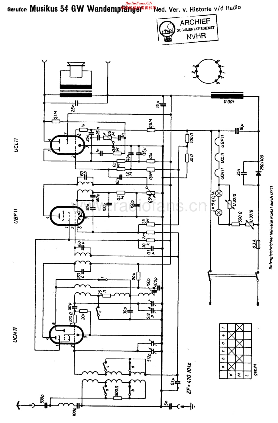 Gerufon_54GWMusikus维修电路原理图.pdf_第1页
