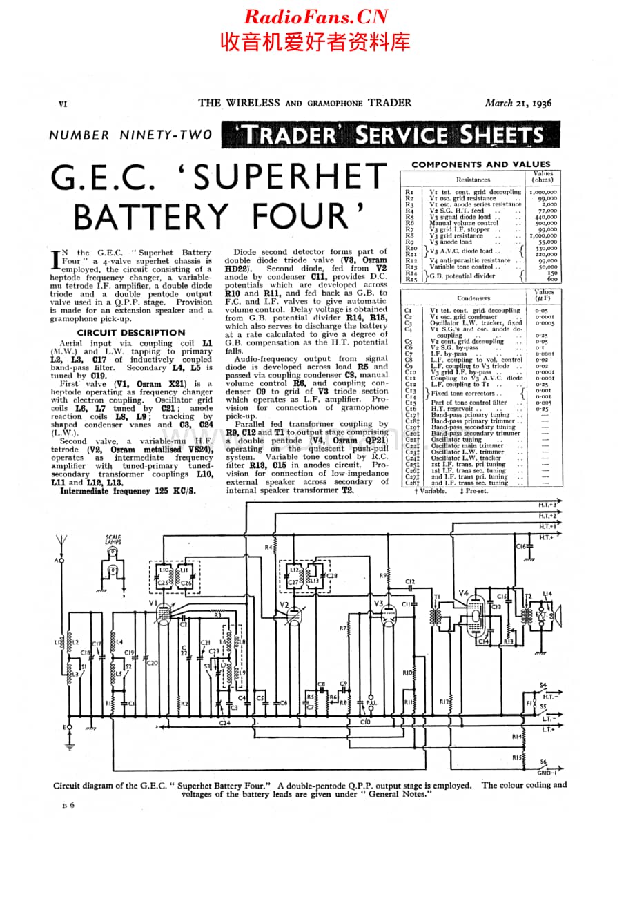Gecophone_SuperhetBattery4维修电路原理图.pdf_第1页