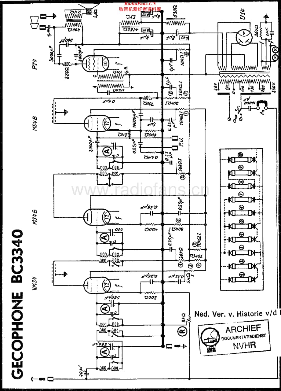 Gecophone_BC3340维修电路原理图.pdf_第1页