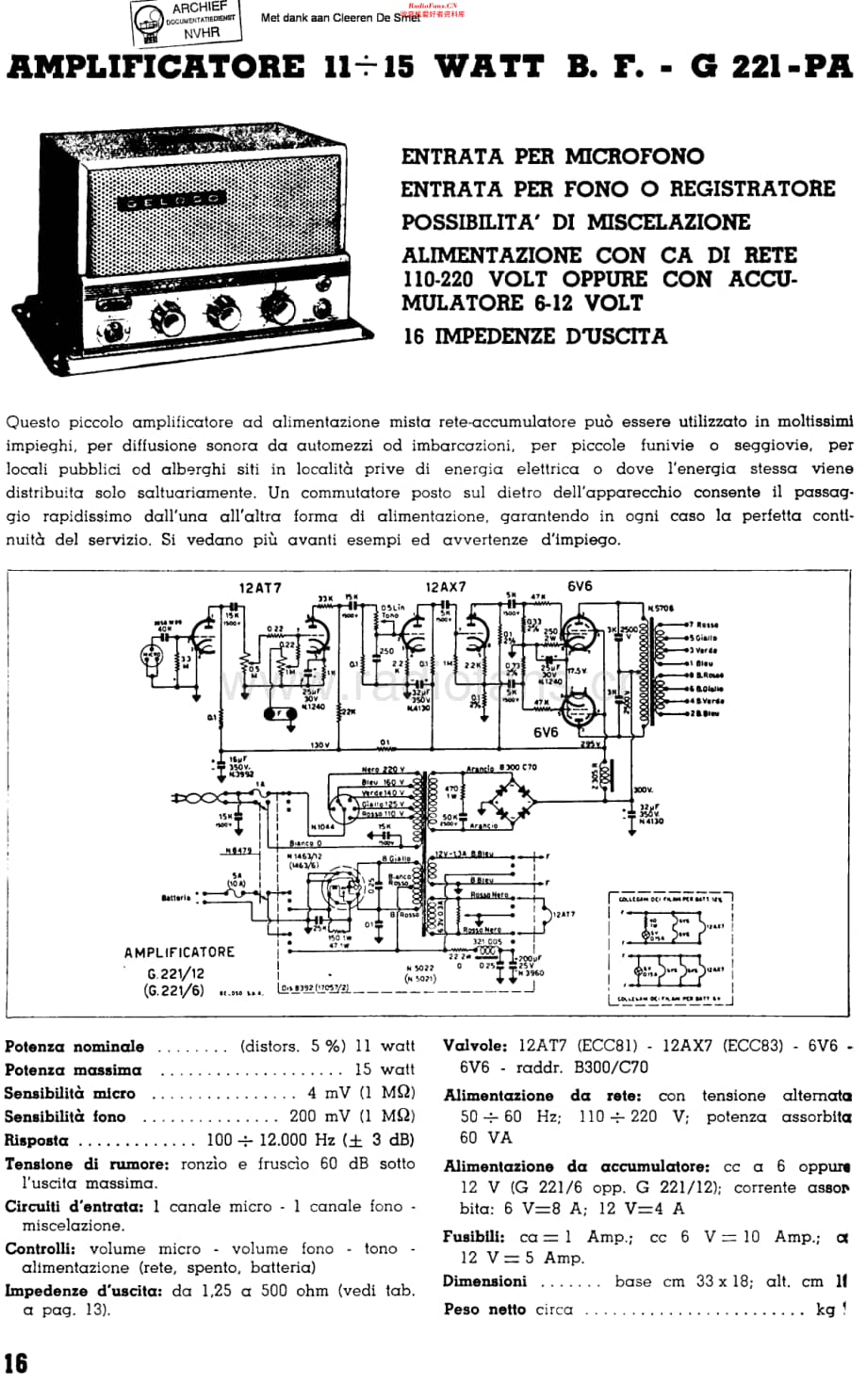 Geloso_G221PA维修电路原理图.pdf_第1页