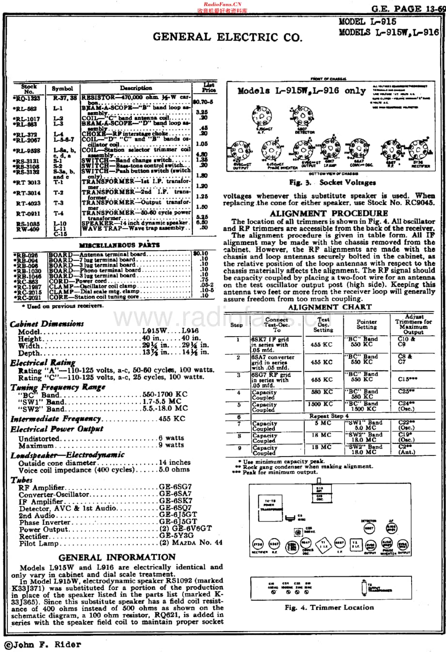 GeneralElectric_L916维修电路原理图.pdf_第1页