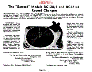 Garrard_RC120维修电路原理图.pdf