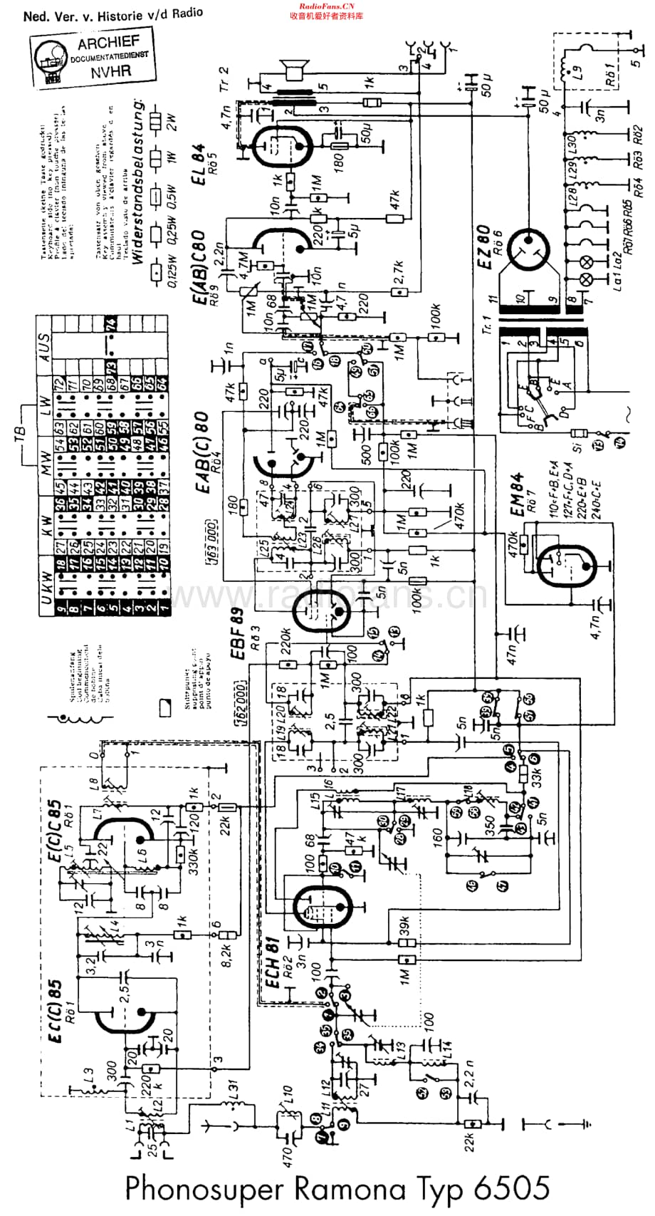Goldpfeil_6505维修电路原理图.pdf_第1页