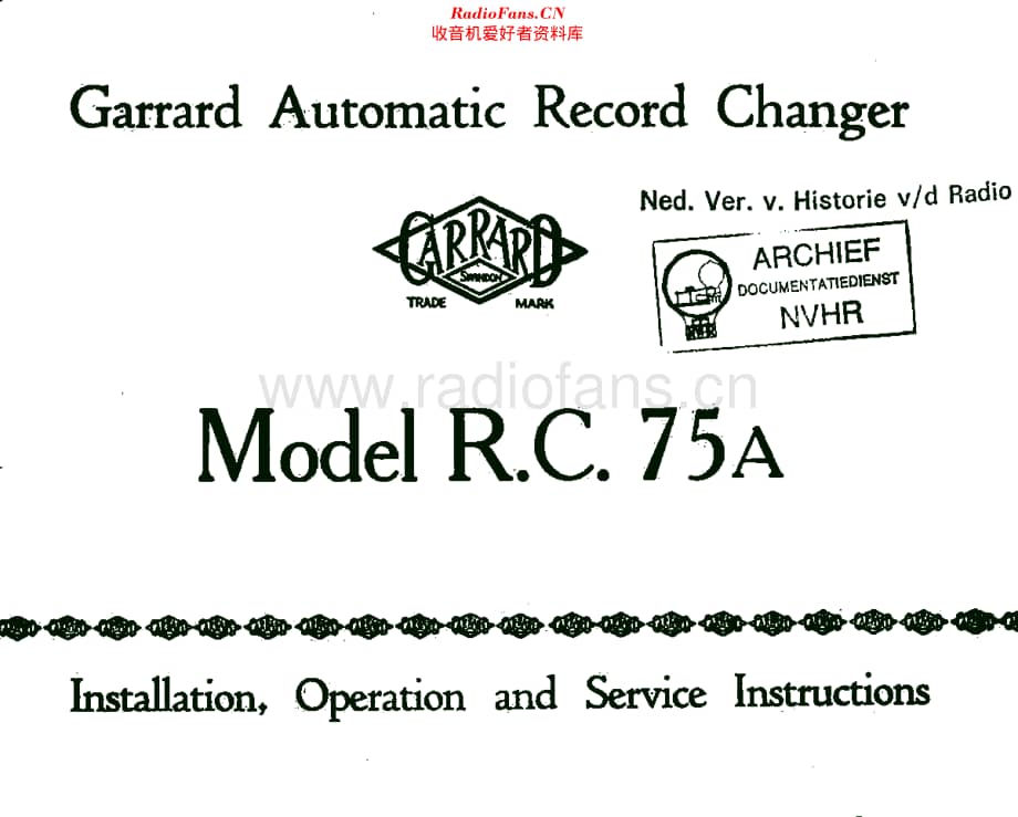 Garrard_RC75A维修电路原理图.pdf_第1页