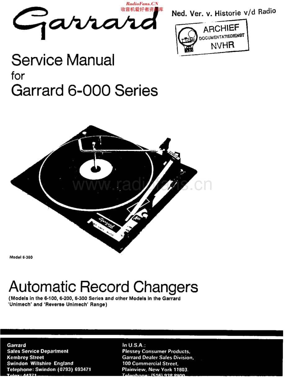 Garrard_6-300维修电路原理图.pdf_第1页