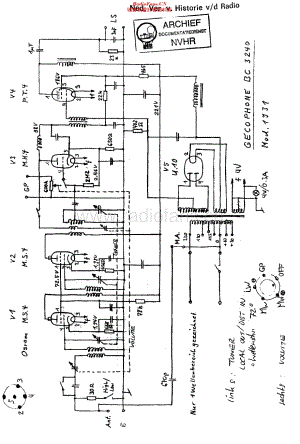 Gecophone_BC3240维修电路原理图.pdf