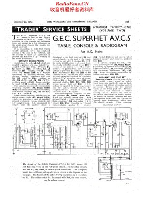 Gecophone_AVC5维修电路原理图.pdf