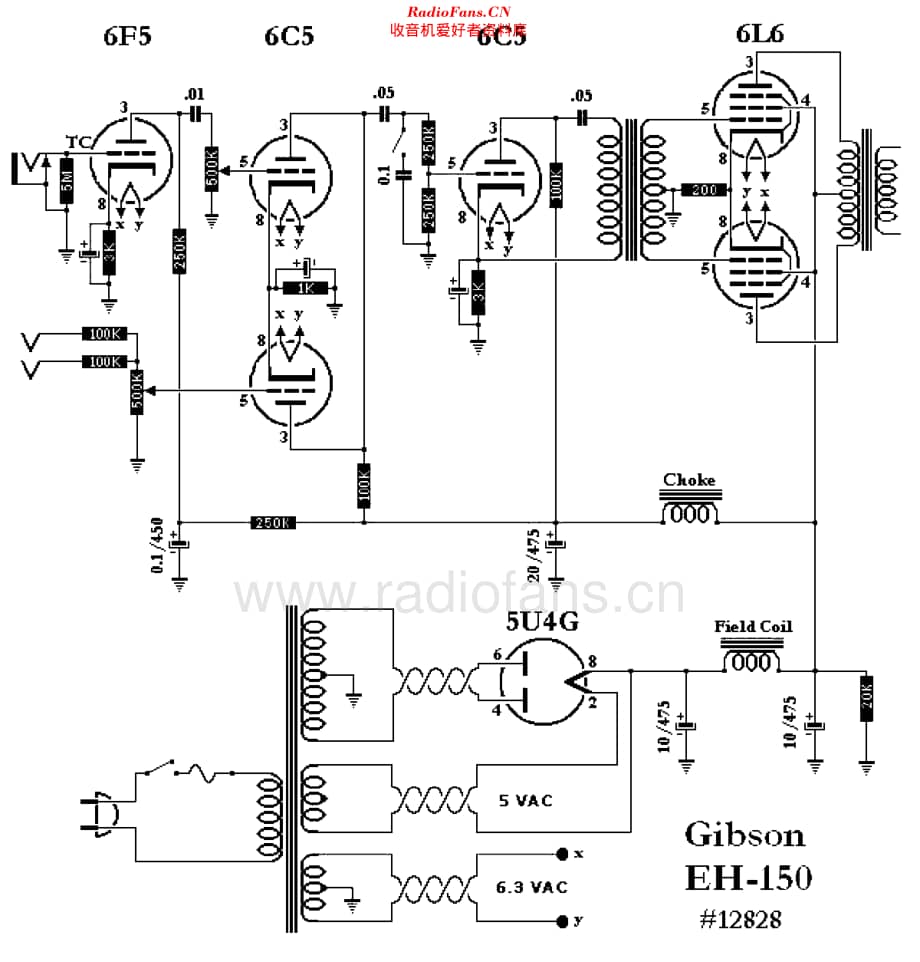 Gibson_EH150维修电路原理图.pdf_第2页