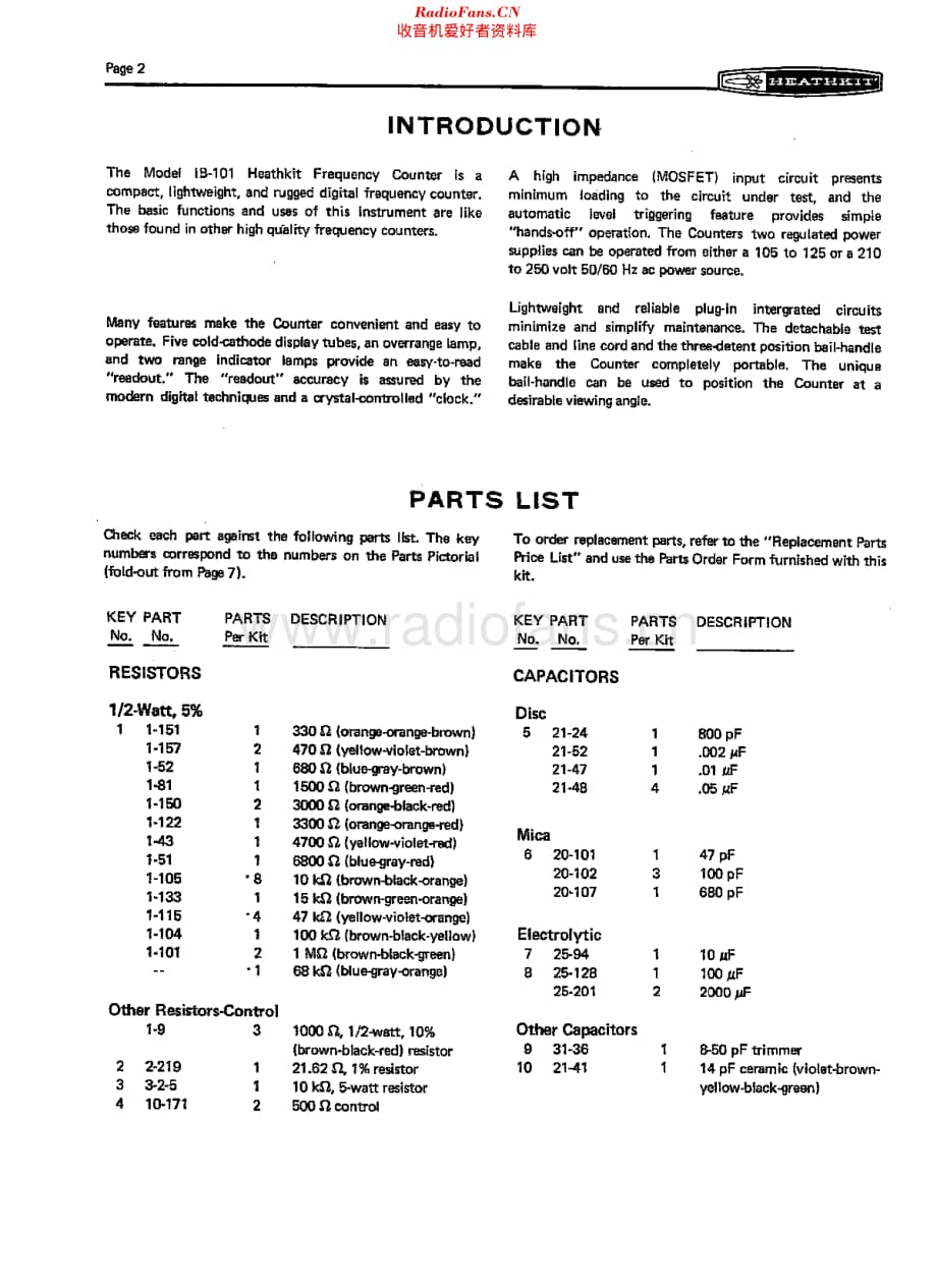 Heathkit_IB101维修电路原理图.pdf_第2页