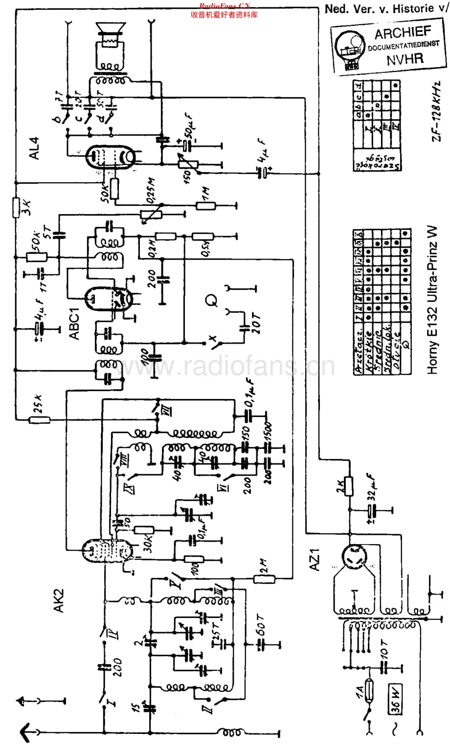 Hornyphon_E132维修电路原理图.pdf_第1页