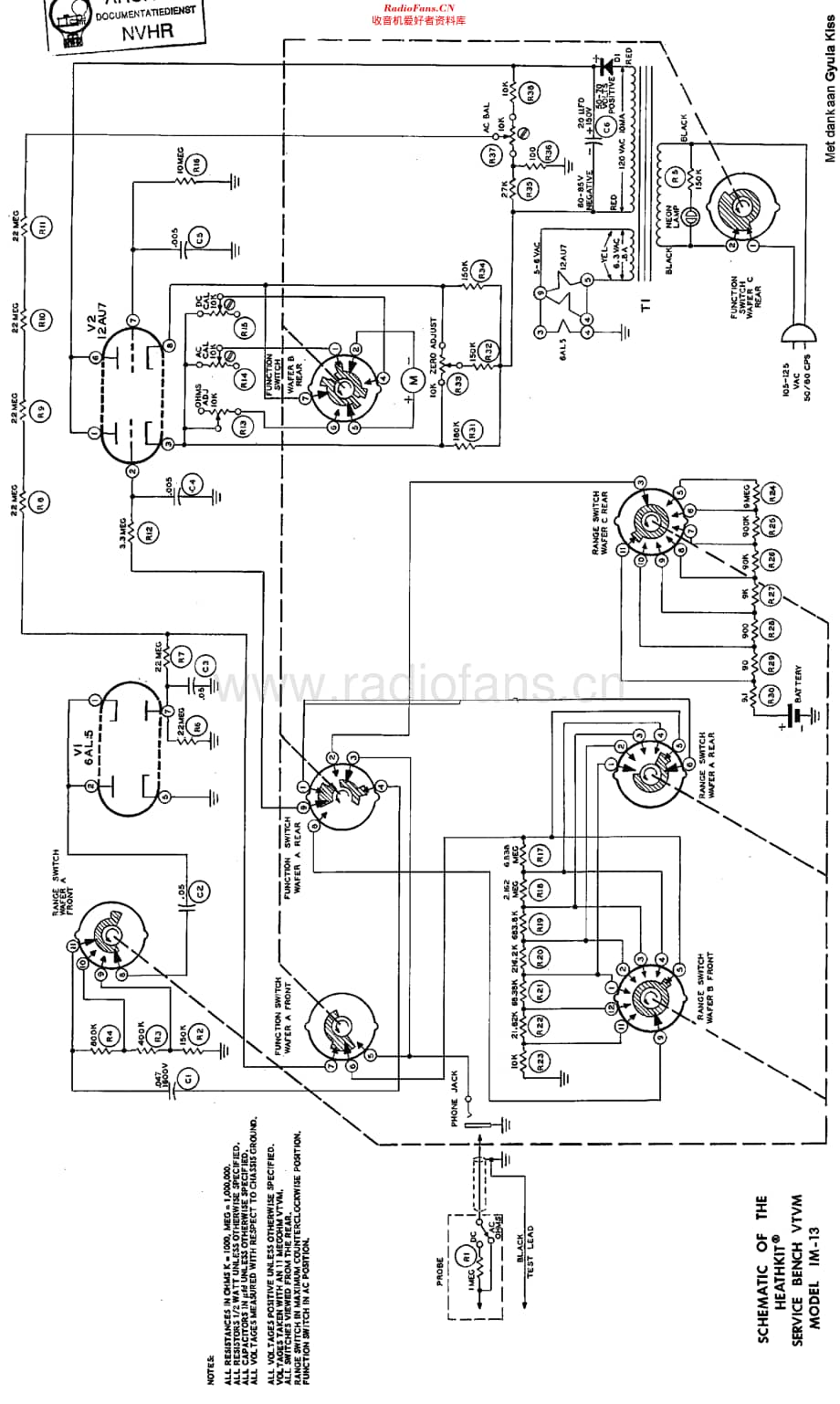 Heathkit_IM13维修电路原理图.pdf_第1页