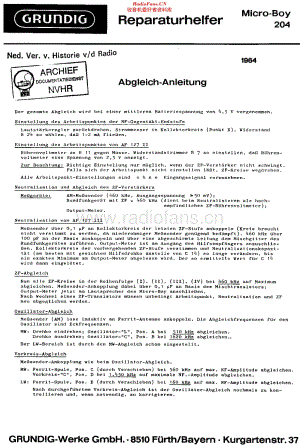 Grundig_MicroBoy204维修电路原理图.pdf